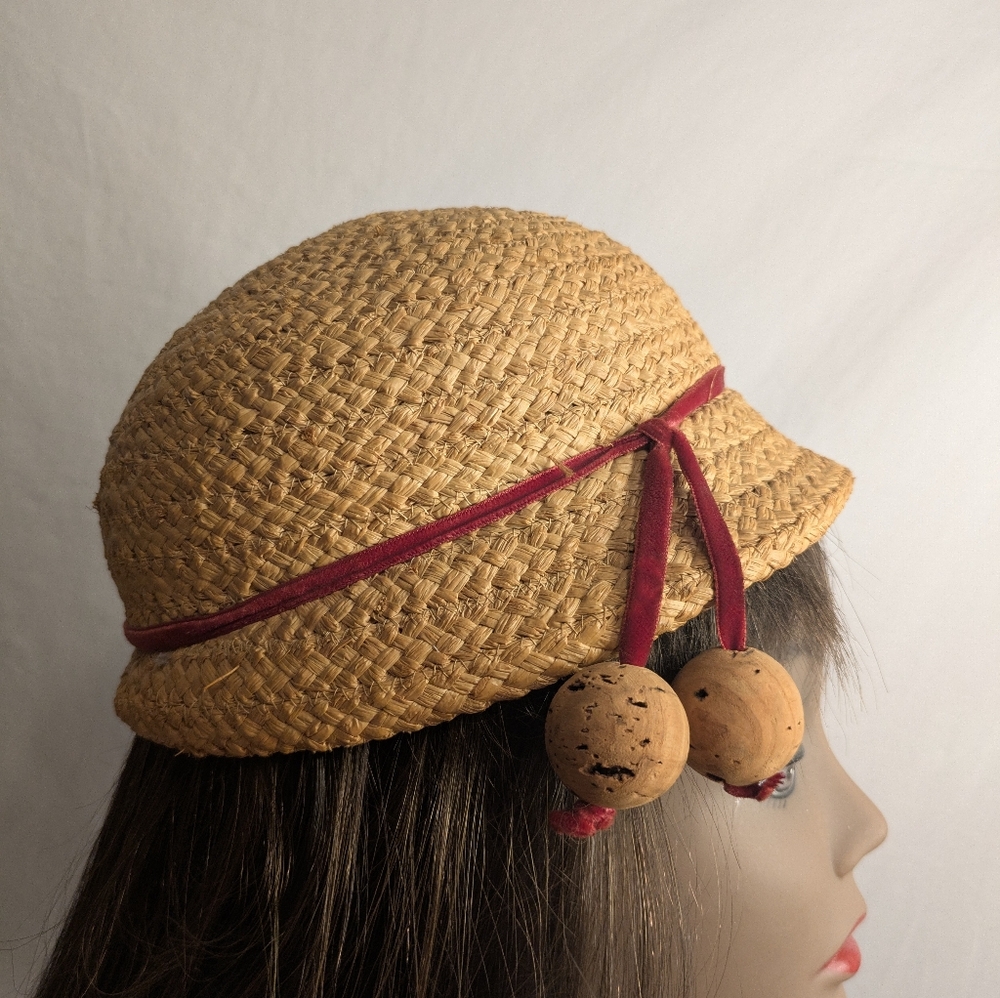 Vintage Belmar Women's Straw Cap Hat